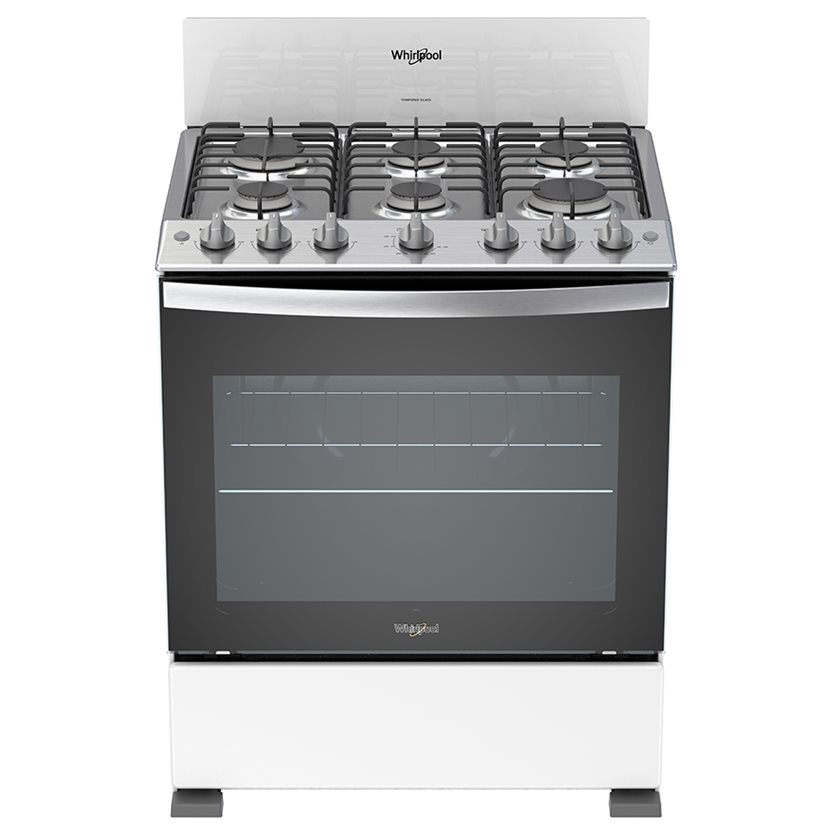 Gas Stove 30 6 Burners White