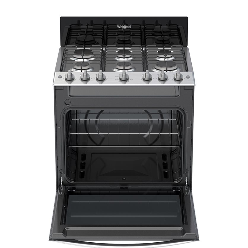 Gas Stove 30 6 Burners Black