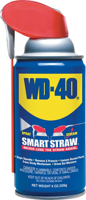WD40 8oz Multi-Purpose Lubricant with Smart Straw