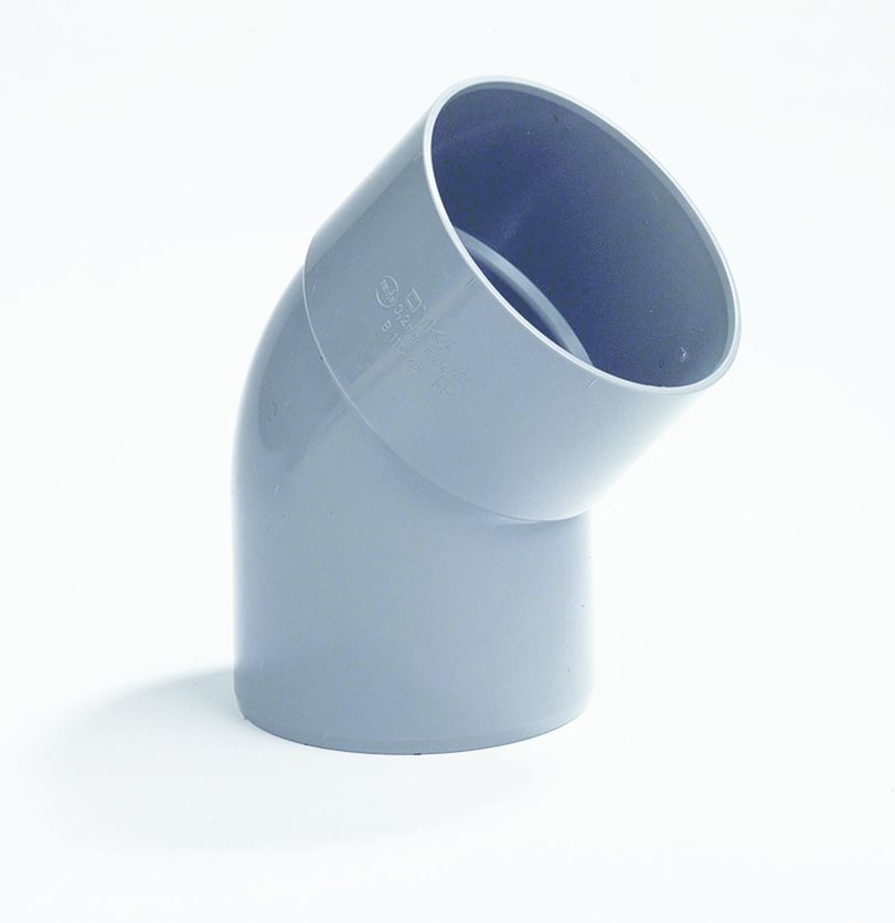 DYKA PVC Bocht 40mm - Binnenriolering PVC