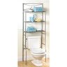 Spacesaver Satin Nickel Over-the-Toilet Shelf Cabinet