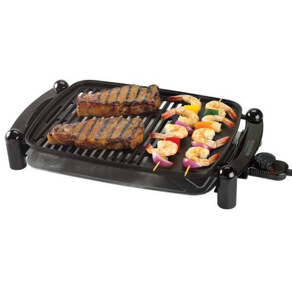 Black & Decker Sizzlelean Electric Grill & Griddle, Black
