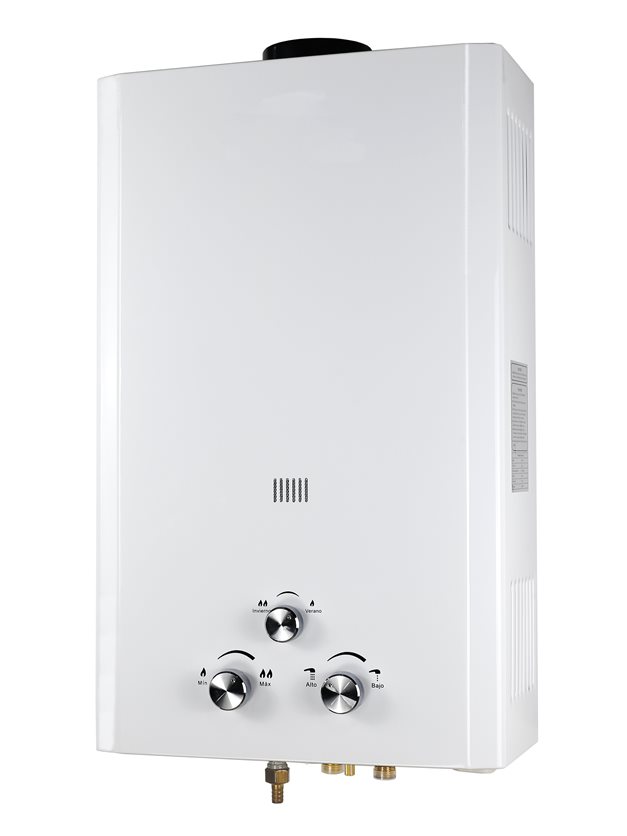 Gas water heater, 20L/min.