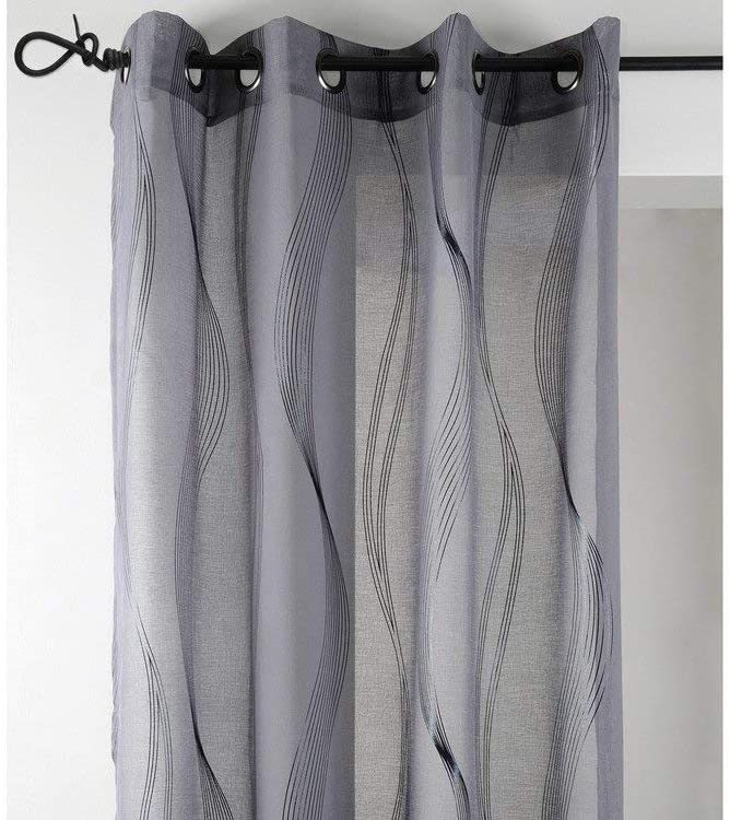 Curtain Waves Grey 135X240 CM