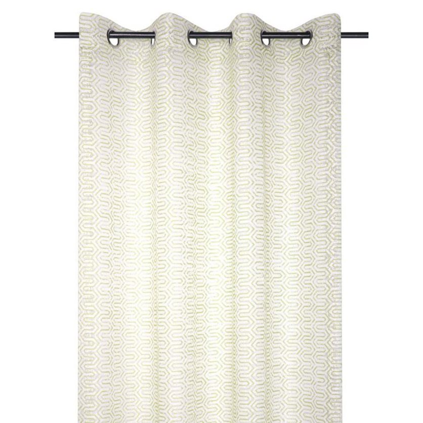 Curtain Paradise White & Green 140X260 CM.