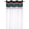 Curtain Niro White Red Blue 140X260 CM