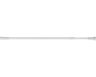 Adjustable White Aluminium Shower Bar - 260CM
