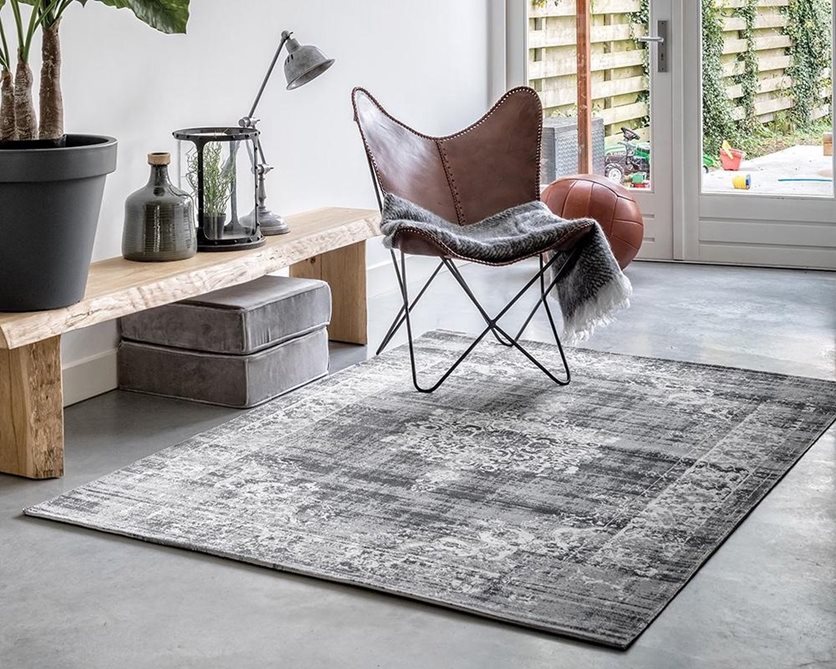 Classic Rug Dark Grey