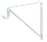 White Shelf/Rod Bracket