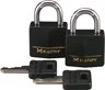 2-Pack 1-3/16Covered Padlock