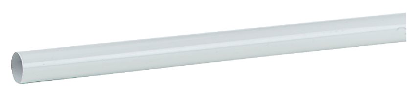 4&apos; White Closet Rod