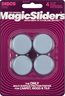 1-1/2 Round Magic Slider - Grey