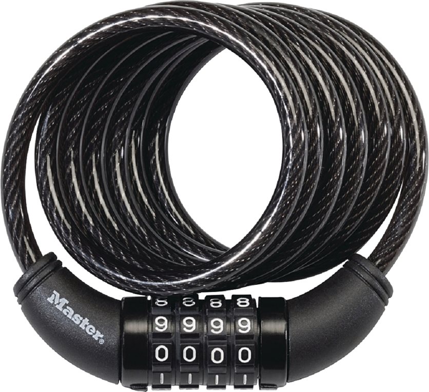 6&apos; Blk Combo Cable Lock
