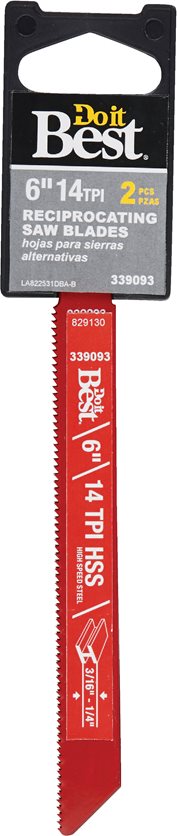 14TPI 6 Recip Saw Blade