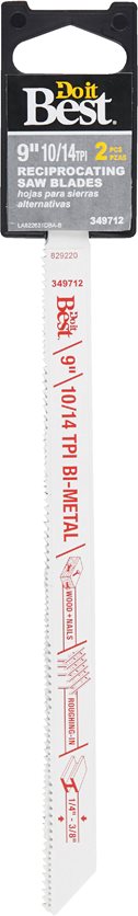 10/14TPI 9Reciprocating Saw Blade