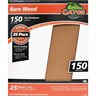 Bare Wood 9 In. x 11 In. 150 Grit Fine Sandpaper (25-Pack)