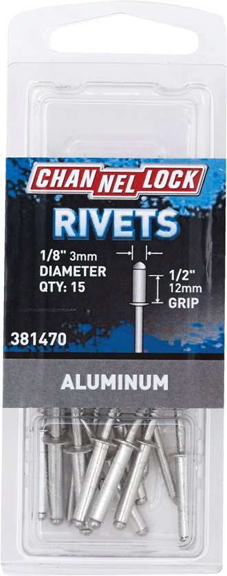 1/8X1/2 Alum Rivet by Channellock.