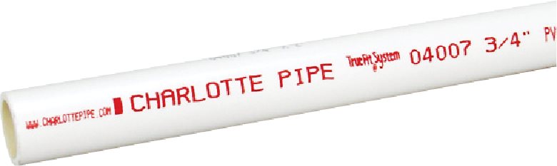 3/4X20&apos; Sch40 Pvc Pipe