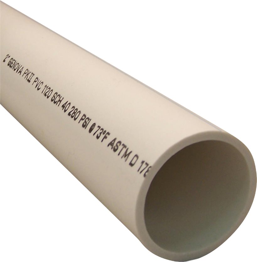 2X5&apos; DWV 40 PVC Pipe