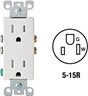 White Duplex Outlet