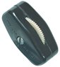 White Feed-Thru Switch - Ideal for 18/2 SPT-1 lamp cord.