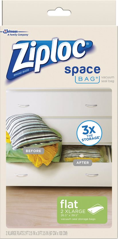 2 Extra Large Flat Space Bag - Building Depot