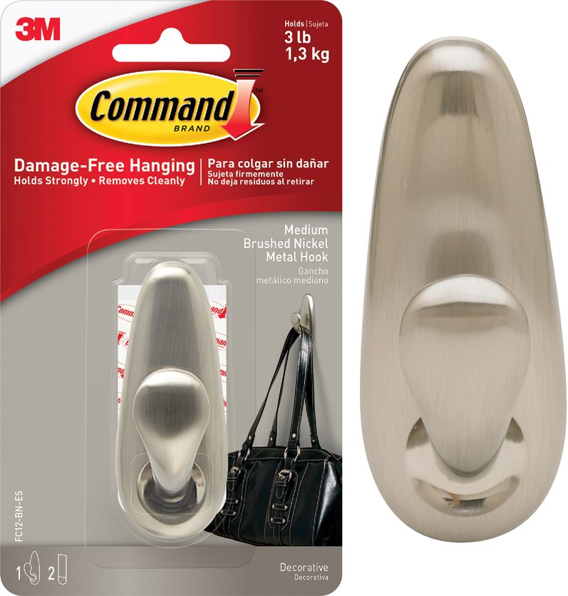 Command Med Nickel Hook