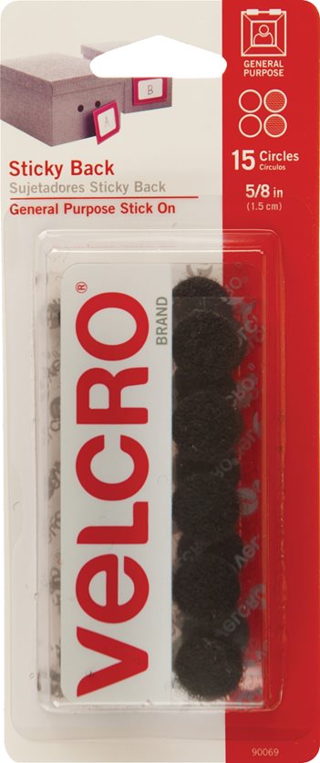 Black Round Fastener
