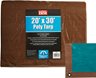 20X30 Br/Gr Medduty Tarp