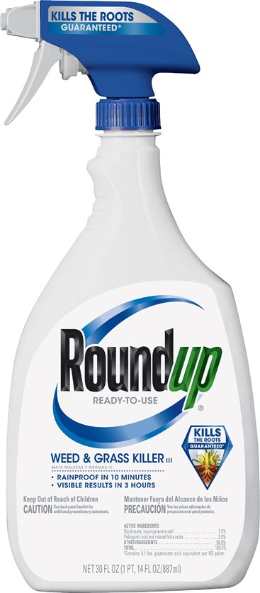 30oz RTU Roundup - Weed and grass killer.