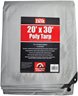 20X30 Slvr H/Duty Tarp