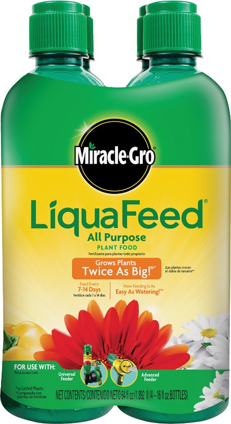 4 Pack Liquid Plant Food Refill