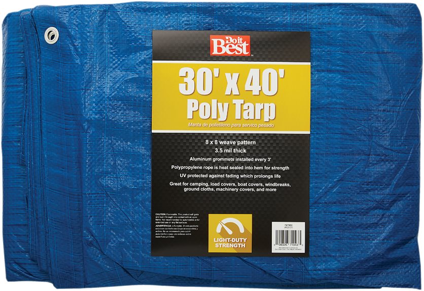 30X40 Blue Ap Tarp