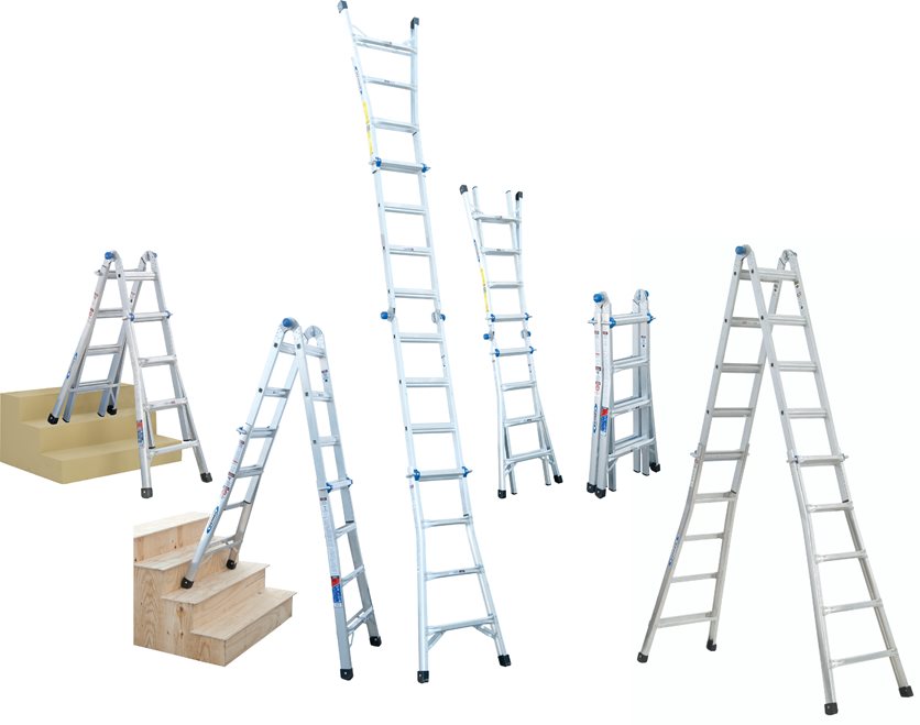 17&apos; Aluminium Telescoping Ladder