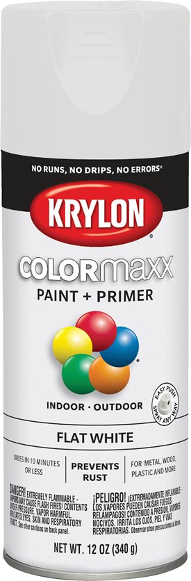 Flat White Spray Paint.