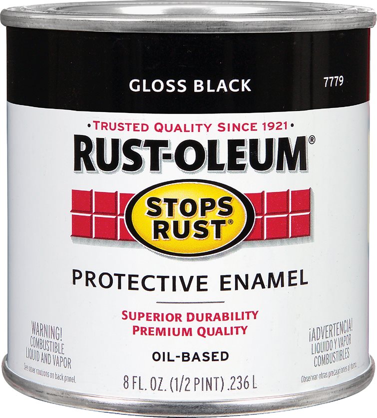 Black Enamel by Rust-Oleum - 1/2 Pt.