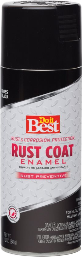 Black Rust Spray Paint