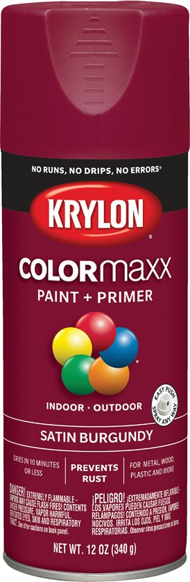 Sat Burgundy Spray Paint