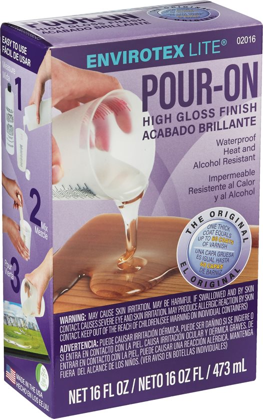 16oz Clear Pour-On Finish