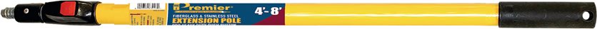 4-8 Ft. Fiberglass/Stainless Steel Extension Pole