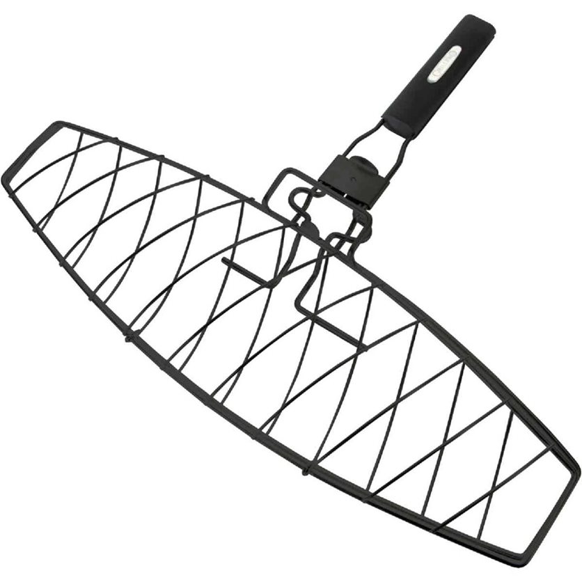6.25 In. W. Steel Grill Fish Basket