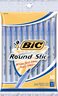 10Pk Blue Round Stic Pen