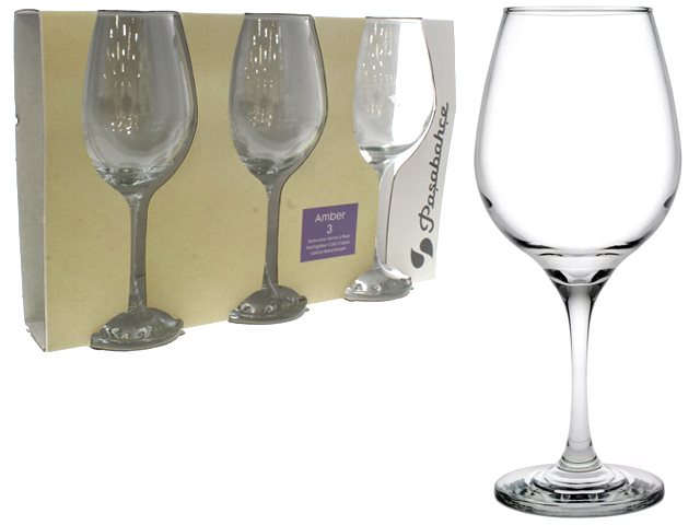 Amber White Wine Stemware 295cc, 3-pack