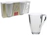 Aqua Glass Mugs 325cc, 2-pack