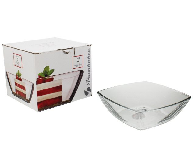 Tokio glass salad bowls 755cc, 6-pack