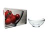 Aqua glass salad bowls 350cc, 6-pack