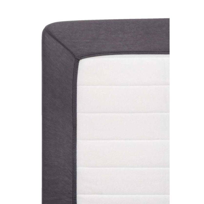 Fitted Sheet Jersey Anthracite - 160x200 CM.