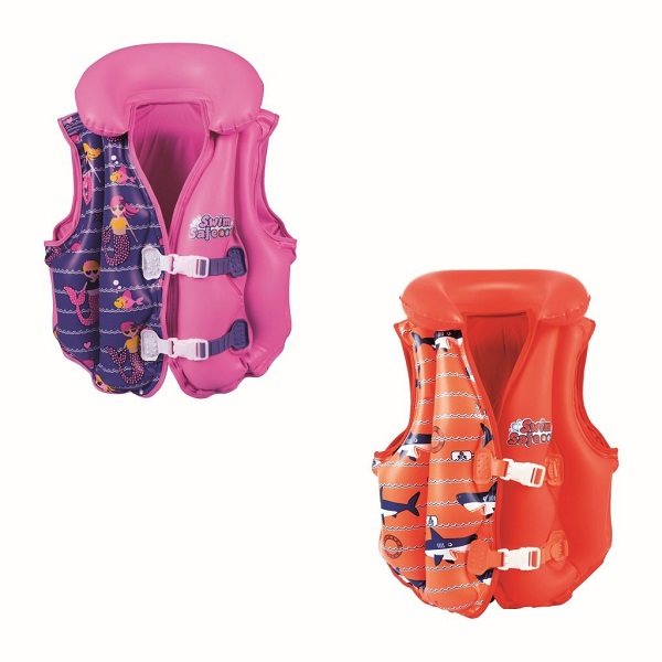 Swim Safe Boys&apos;/Girls&apos; Deluxe Inflated Vest, 3-6 Years